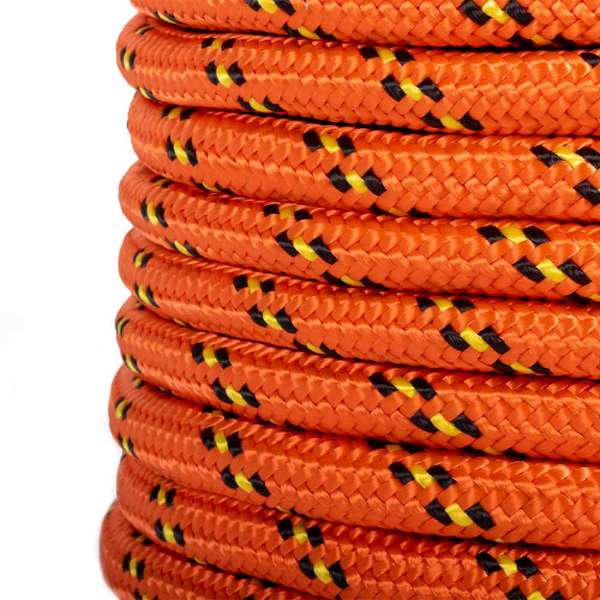 Polypropylène Cordage - Orange/Noir/Jaune - 18mm - 10m - Corde