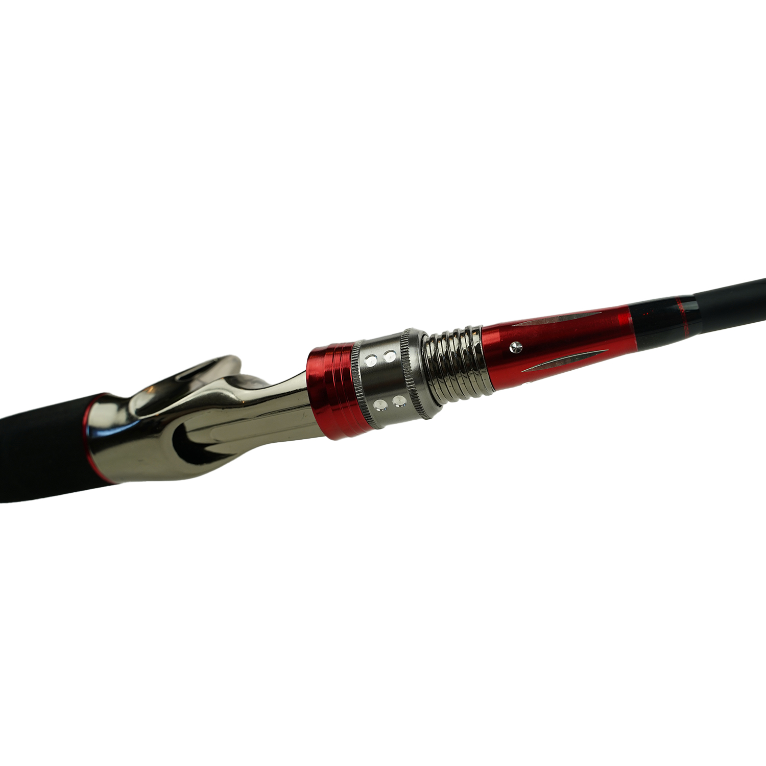 Eurocatch Baitcaster set Deluxe - Canne Baitcaster & Moulinet Baitcaster - Ligne tressée - Kit Softbait - Fils acier