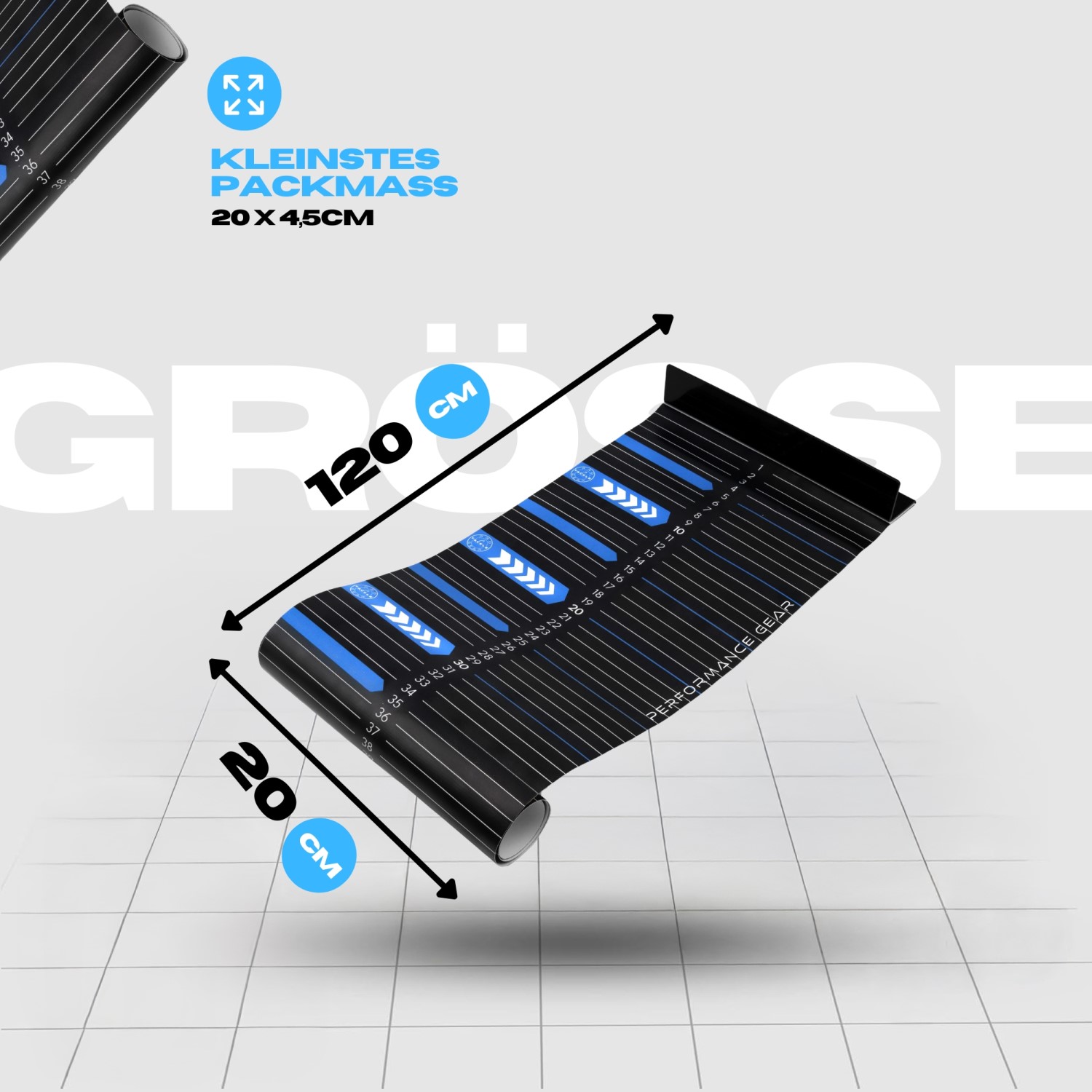 Pro Tackle STRIKE Measure Tape -  120x20cm