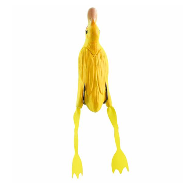 3D Hollow Duckling weedless - 7.5cm - 15g - 03-Yellow