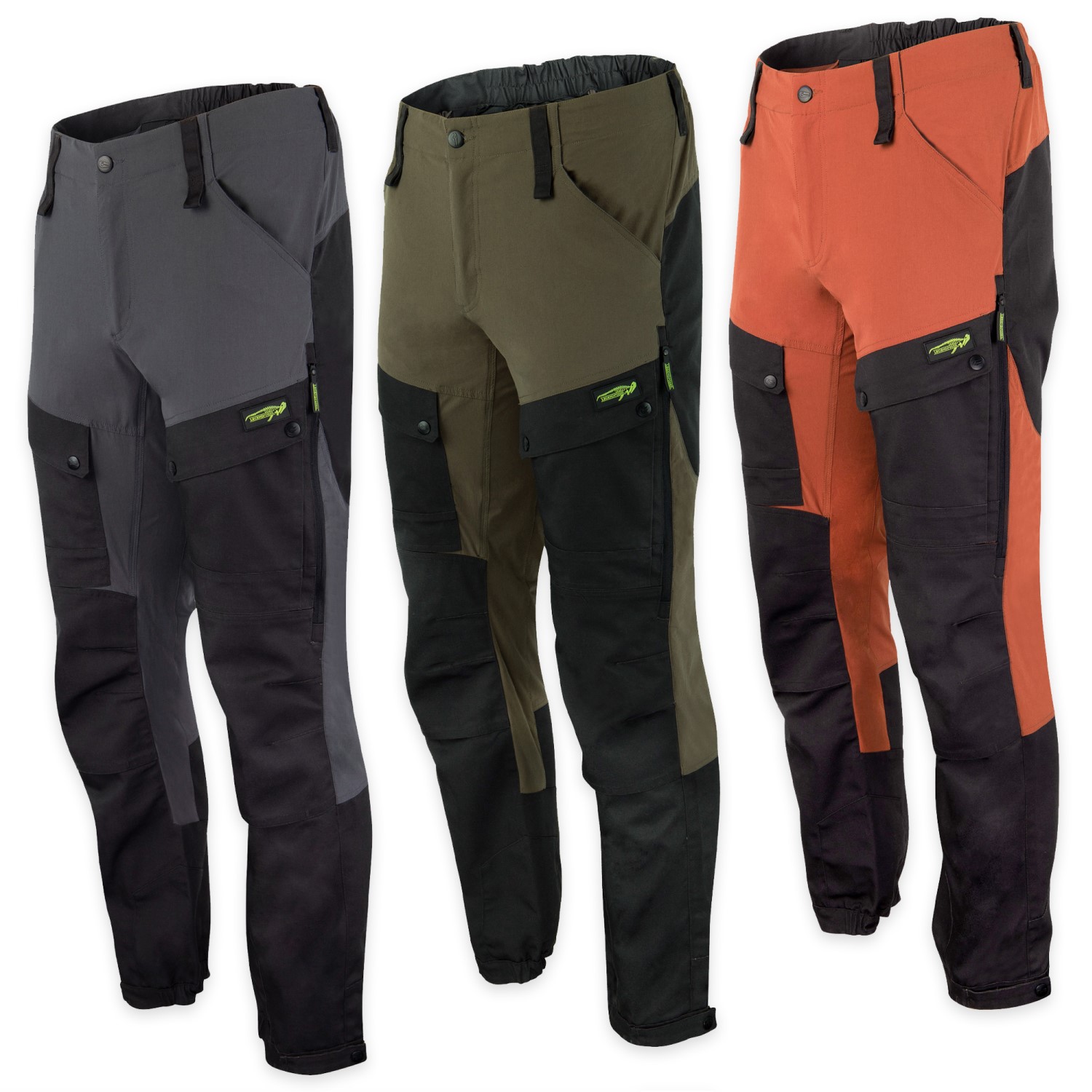 Legendfossil - OF Stretch Pants Suède - Pantalon d'extérieur - Orange rouille - XXXL