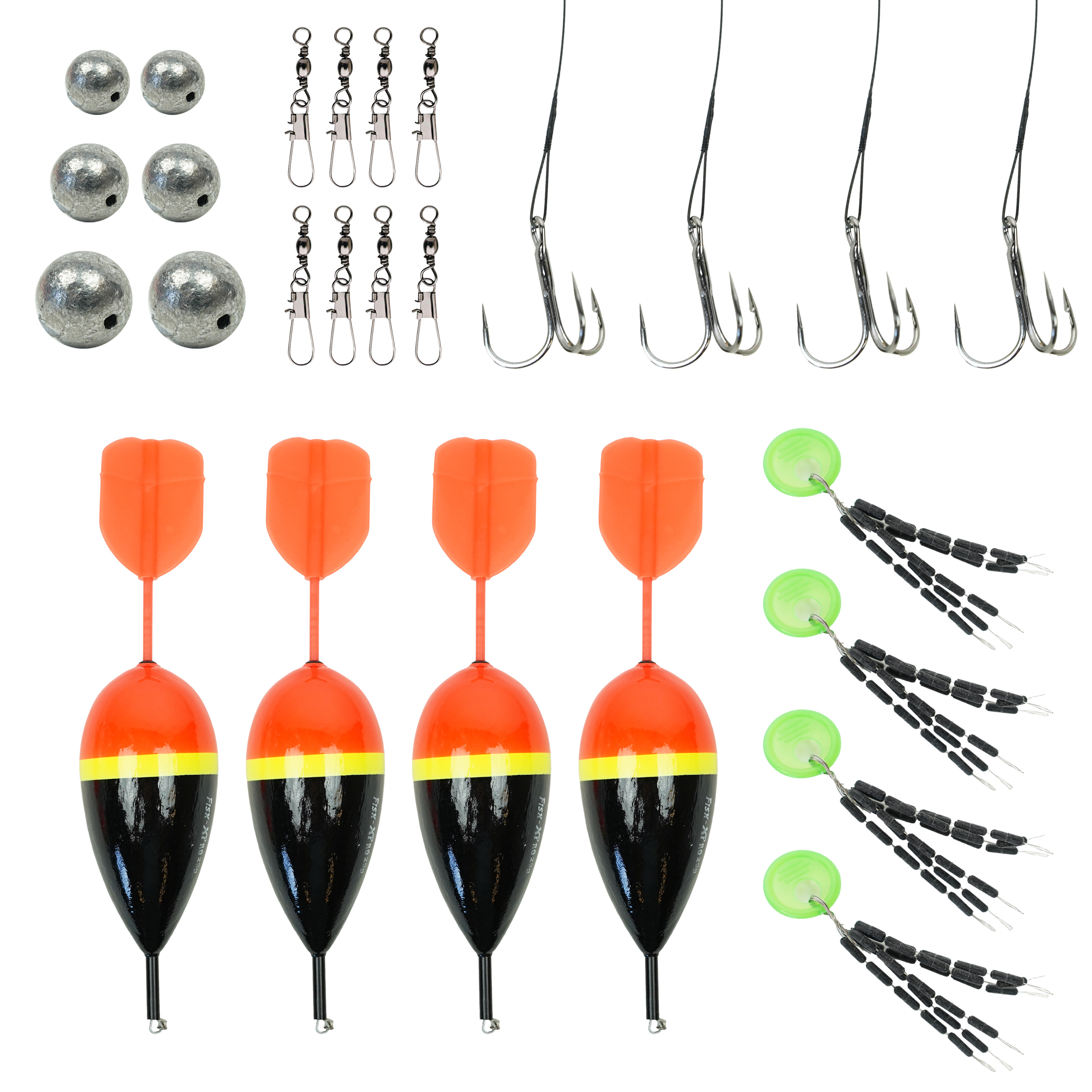 FishXpro Kit de Pêche au Brochet avec Poissons Morts - Le Kit Complet pour une Pêche Réussie au Brochet