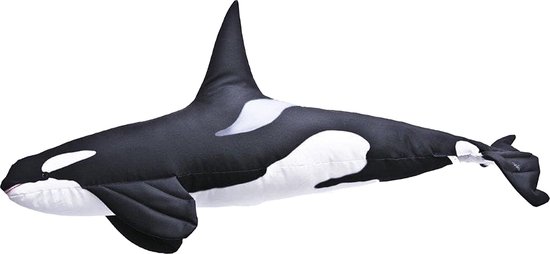 Gaby Orca, Épaulard - Grand Coussin - 118 cm de Long - Astuce Cadeau