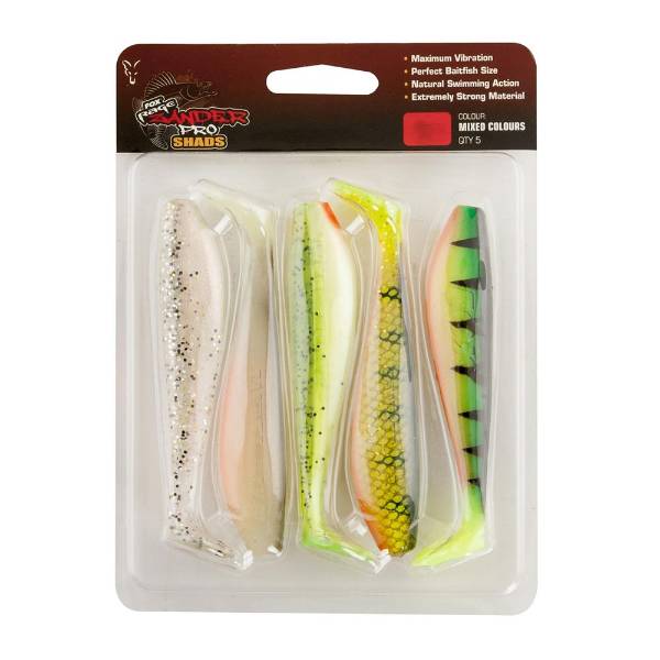 Zander Pro - Shads - Mixed Colour - 7.5cm