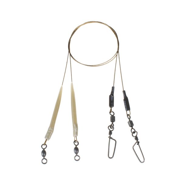 Lure Wire With Crosslock Snap 7x7 - 60cm - 2pcs - Bas de Ligne Montés