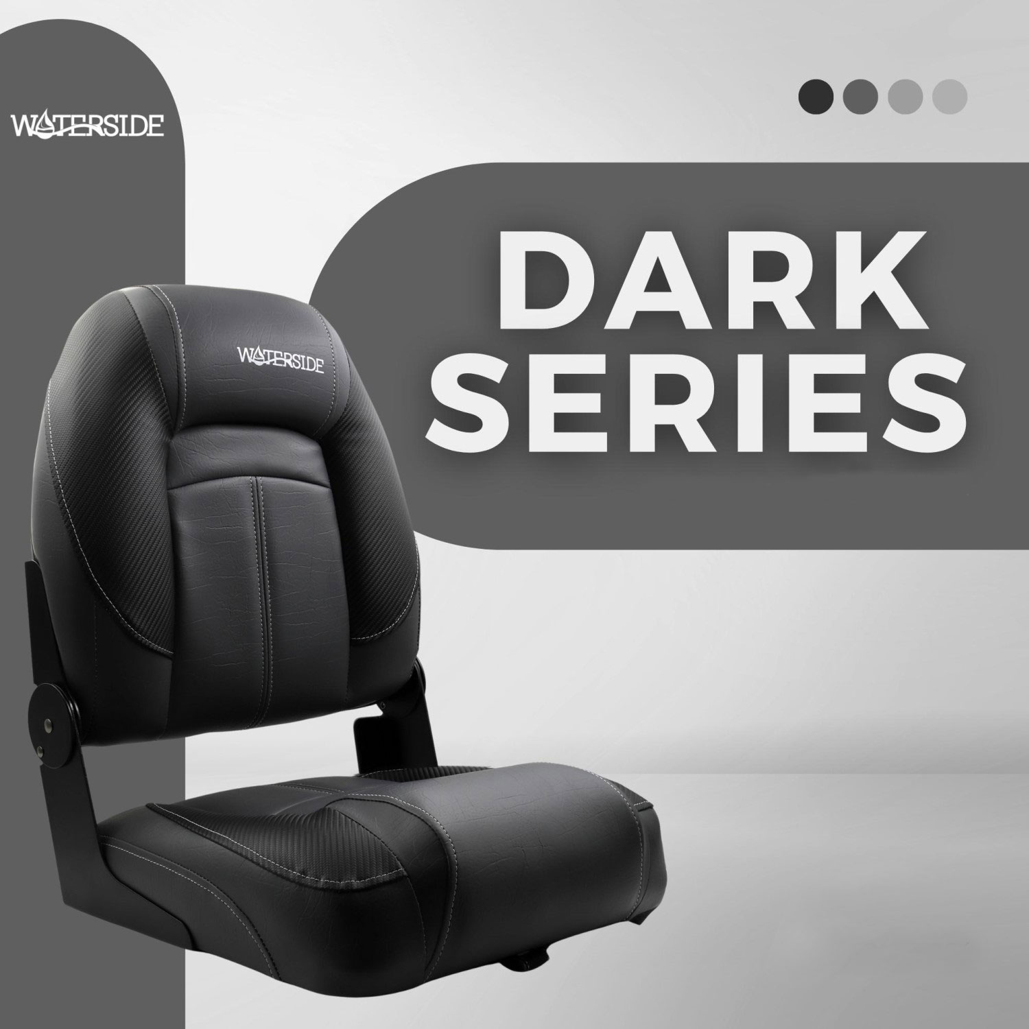 Waterside - Luxus Low Back - Siège de bateau - Veste - Série Dark