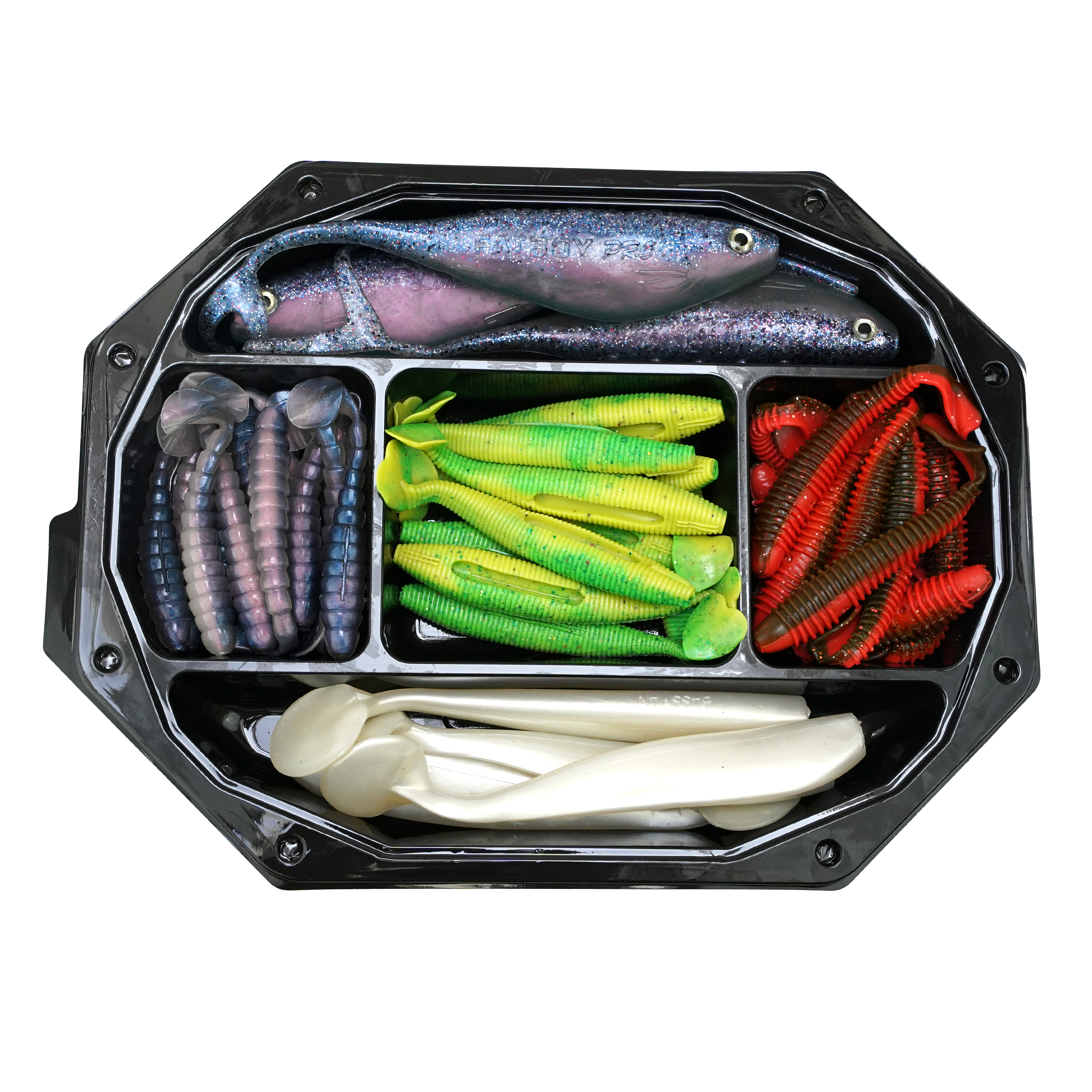 Fishxpro Softbait Set Scandic XXL - 700gr - 12-23cm +/- 35 pièces