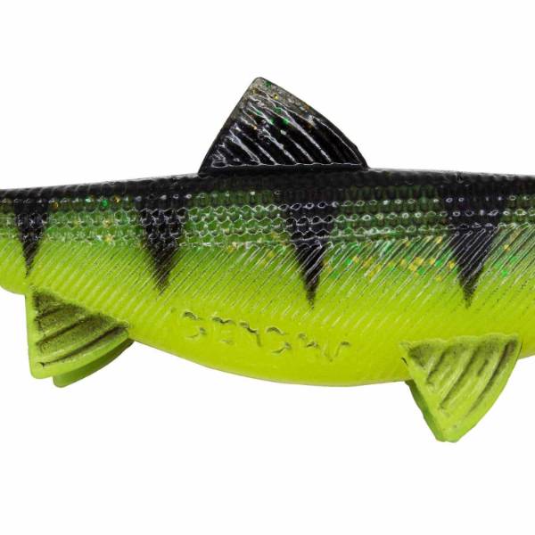 Real Fin Shad 12 - Shiny Tiger - 12cm - 13g - 3 Pièces
