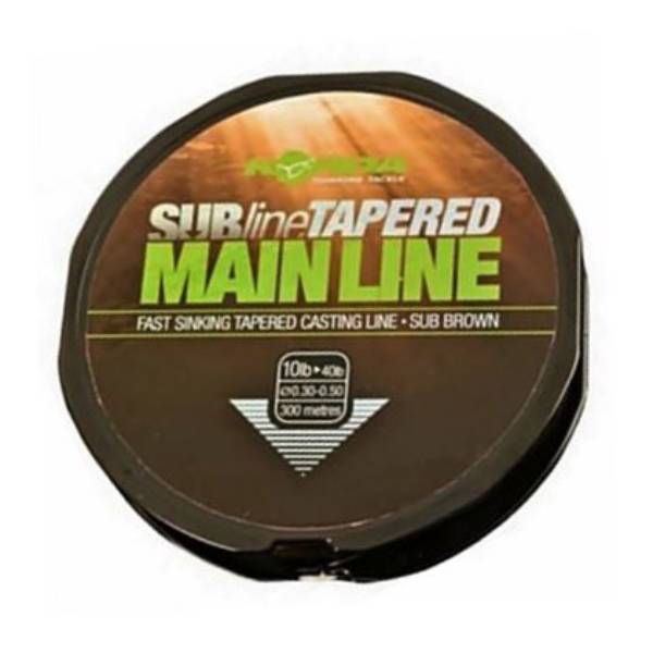 Subline Tapered Mainline -  0.30-0.50mm -  Brown