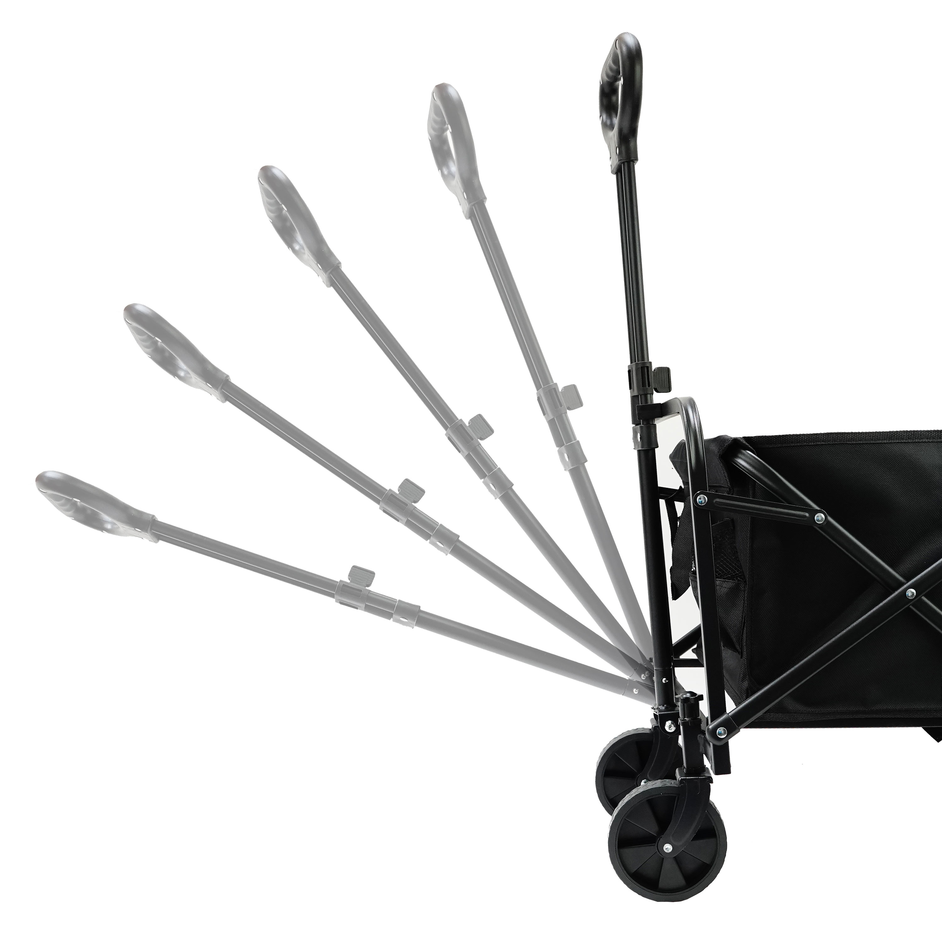 Eurocatch Folding Wagon - Opvouwbare Transportkar 75x62x86 cm - Inklapbare Bolderkar met Wielen