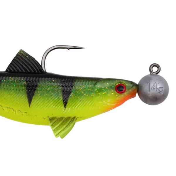 Real Fin Shad 12 Ready2Catch - Shiny Tiger - 12cm - 25g - 3 Pièces