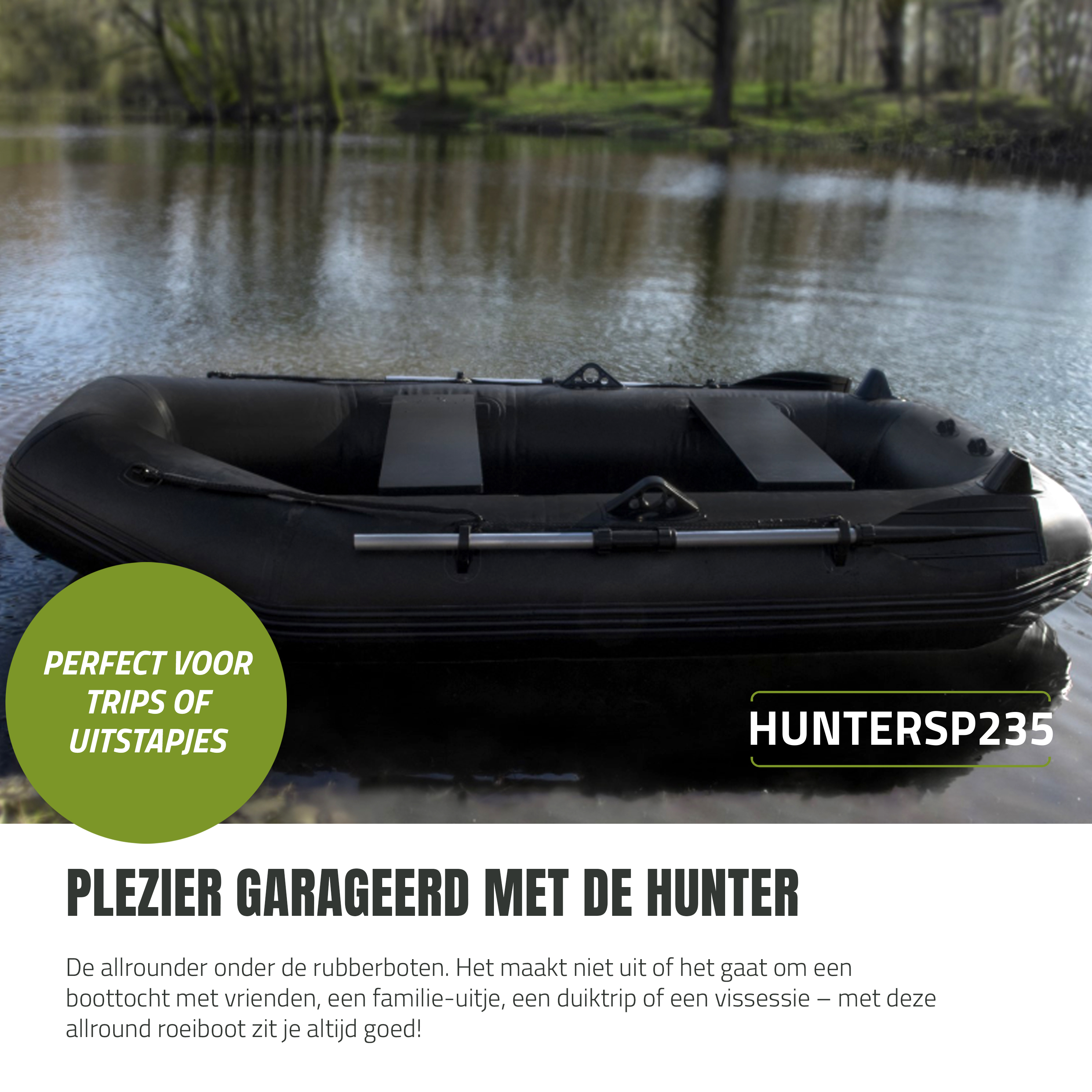 Hunter Inflatable Boat Sp 235 - Bateau en caoutchouc