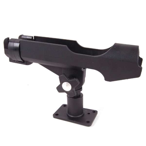 DLT Boat Ensemble de supports de canne à pêche ABS 2 pièces - Support de bateau - Support de canne à pêche - Installation facile