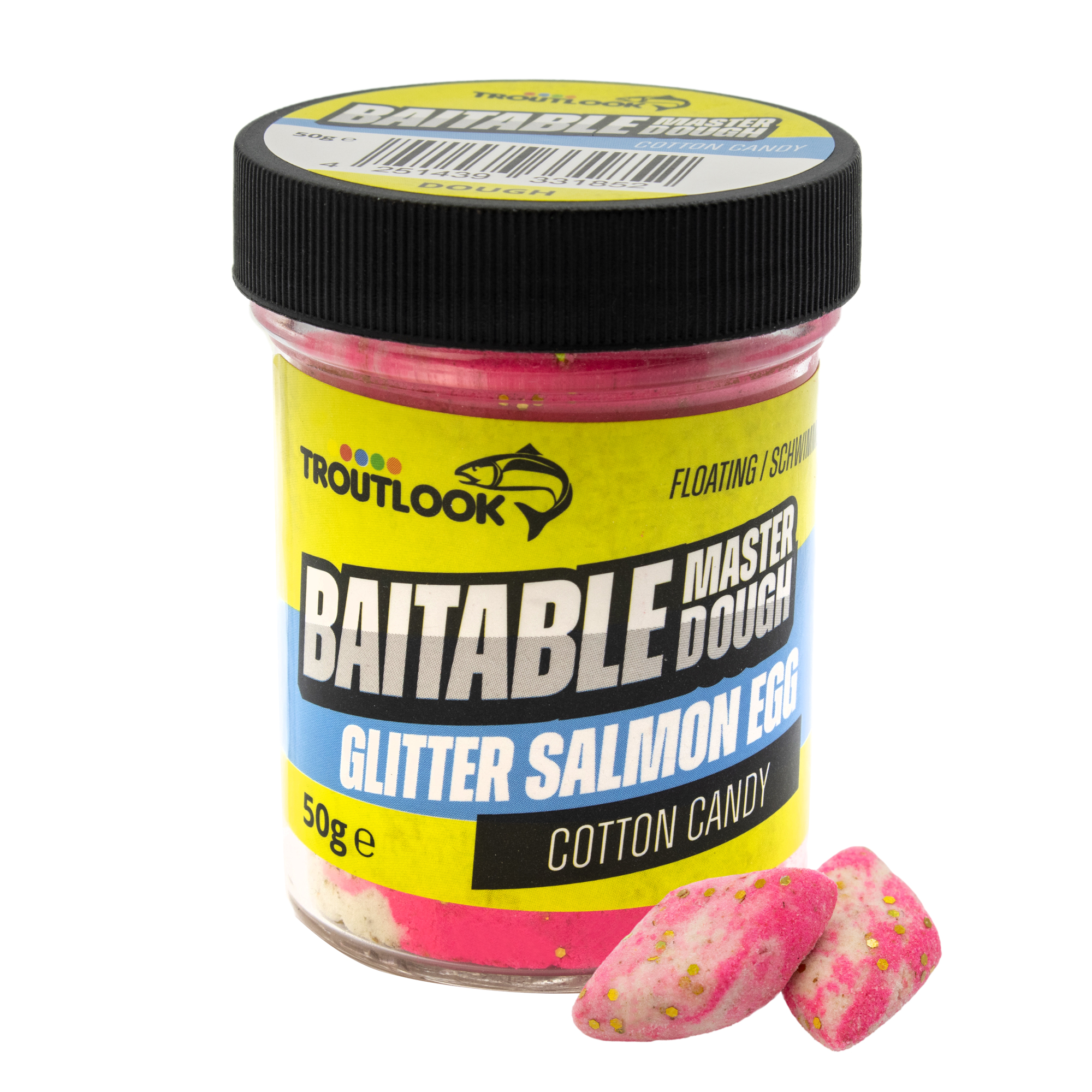 Troutlook Master Dough Pâte à Truite 50g Glitter Fishy