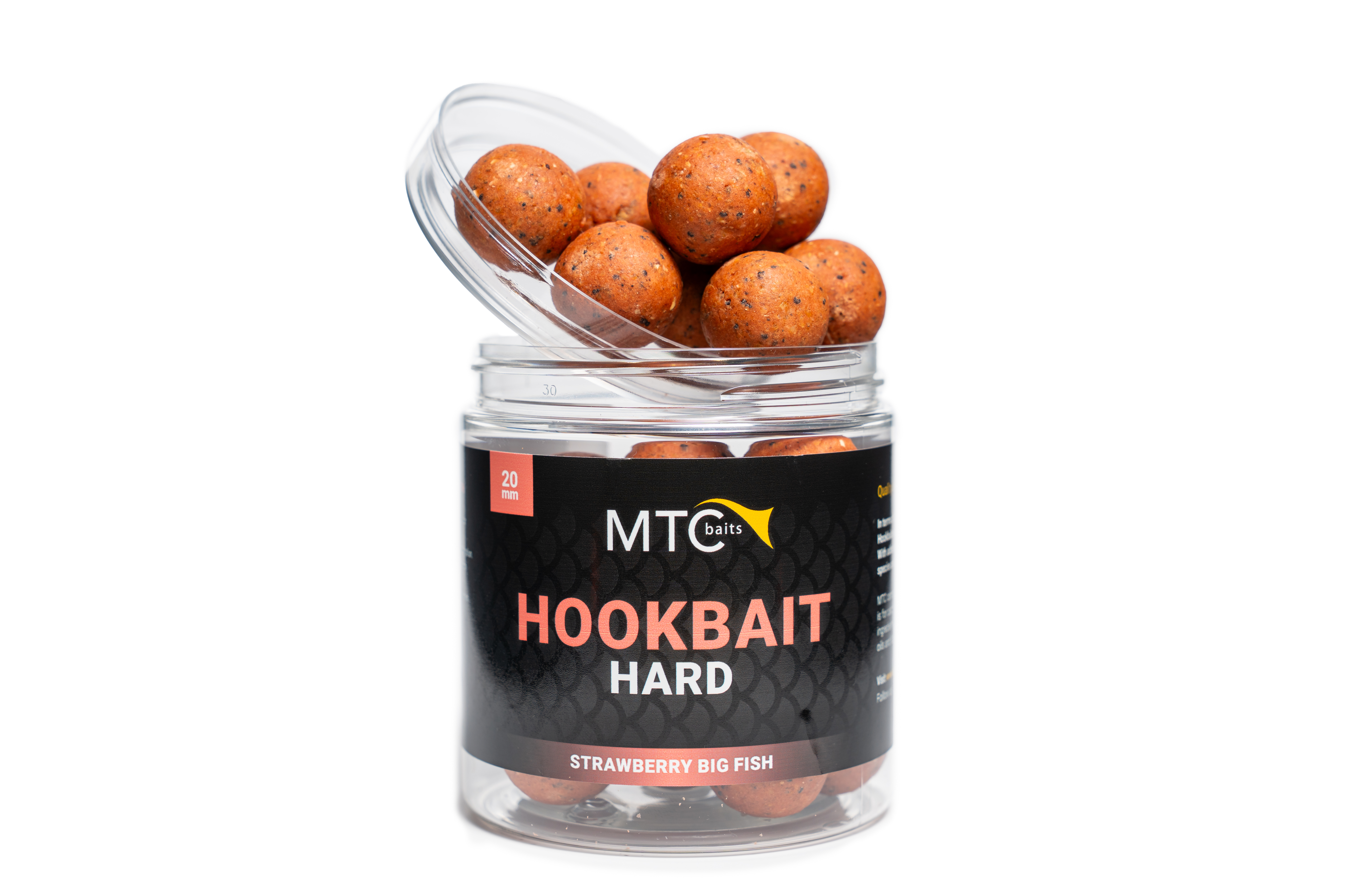 MTC Hookbait Hard - Strawberry Big Fish - 16mm