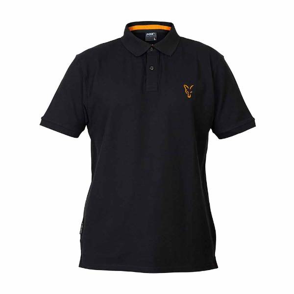 Fox Collection Orange & Black Polo Shirt - Medium