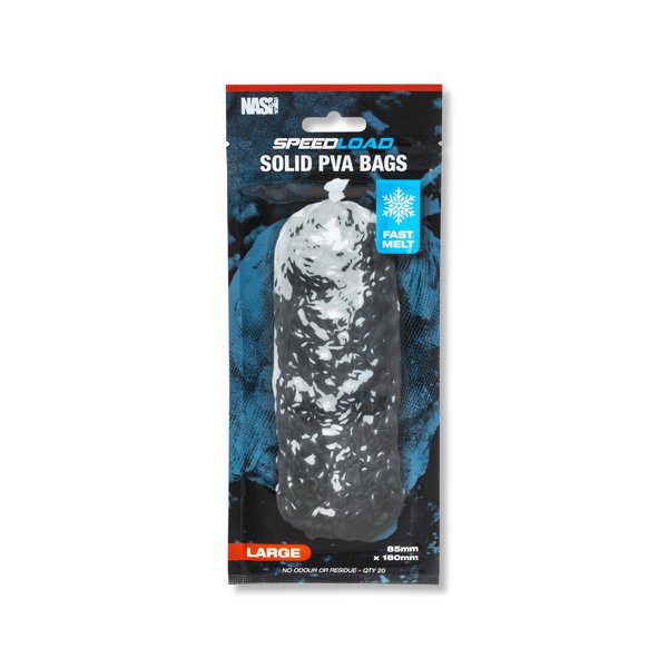 Nash - Speedload - Sacs PVA solides - Fusion rapide - Grand