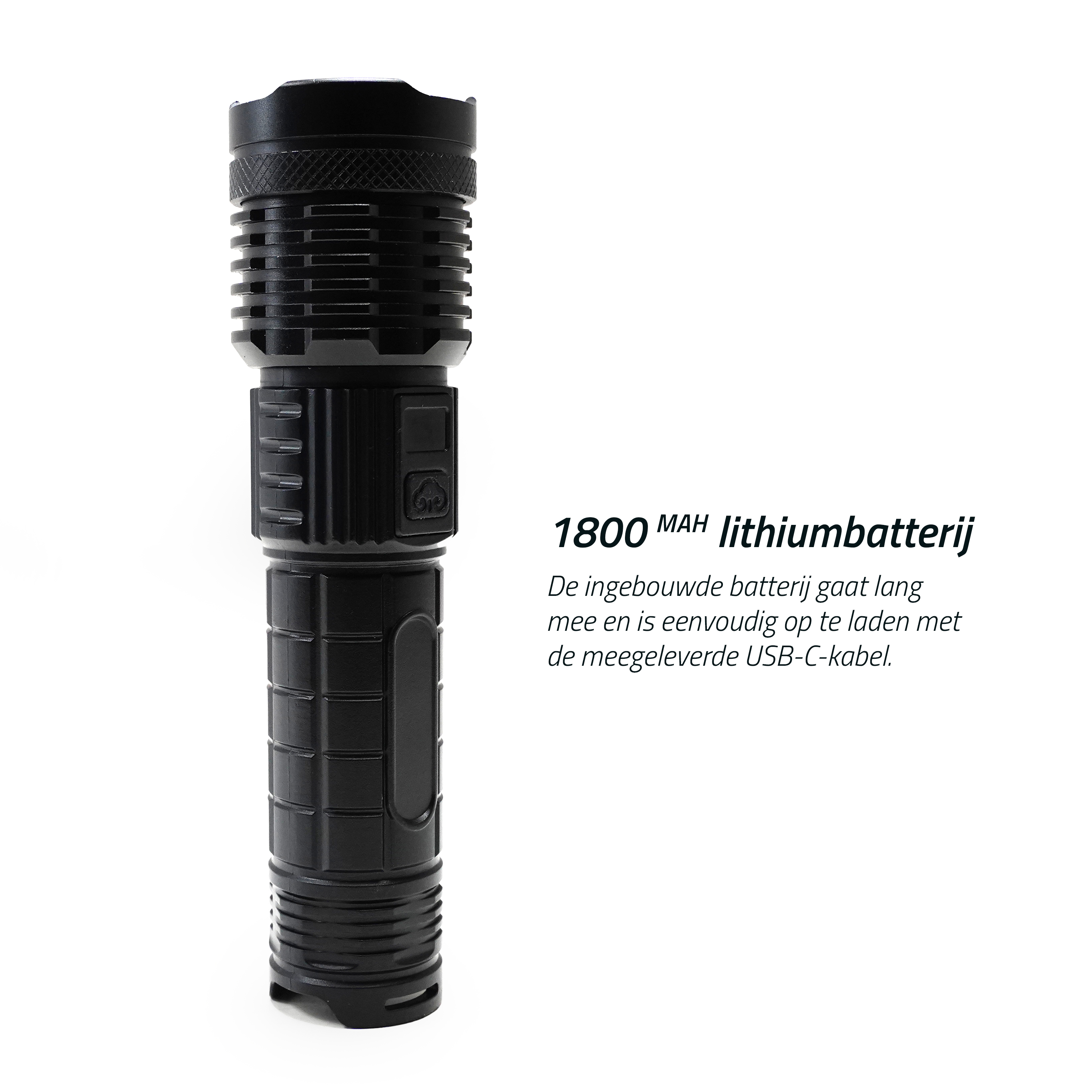 Faith High Power Laser LED -  10W - Flashlight - Rechargeable 