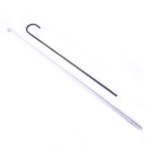Traxis Ensemble de supports télescopiques pour chenilles forestières - Support de canne - 60-100 cm - Aluminium