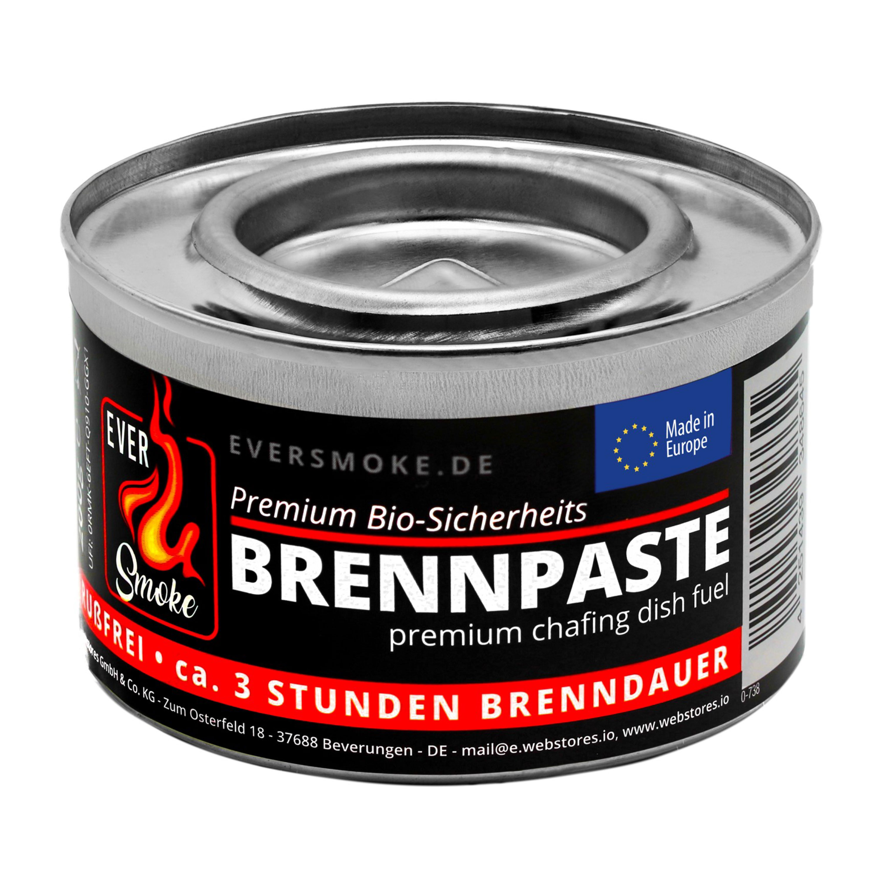 Pâte combustible Eurocatch – chaleur puissante, propre et durable pour vos plats