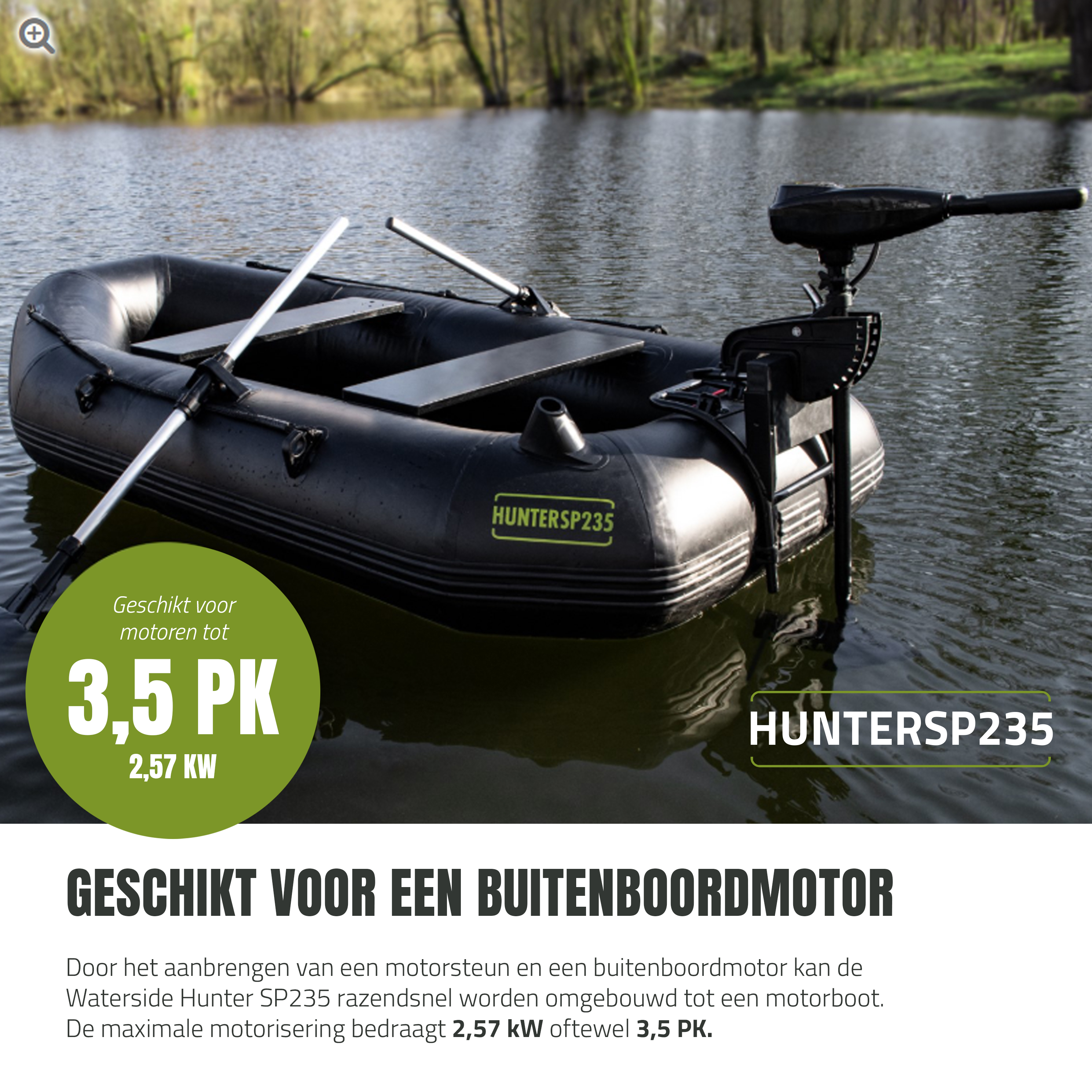 Hunter Inflatable Boat Sp 235 - Bateau en caoutchouc