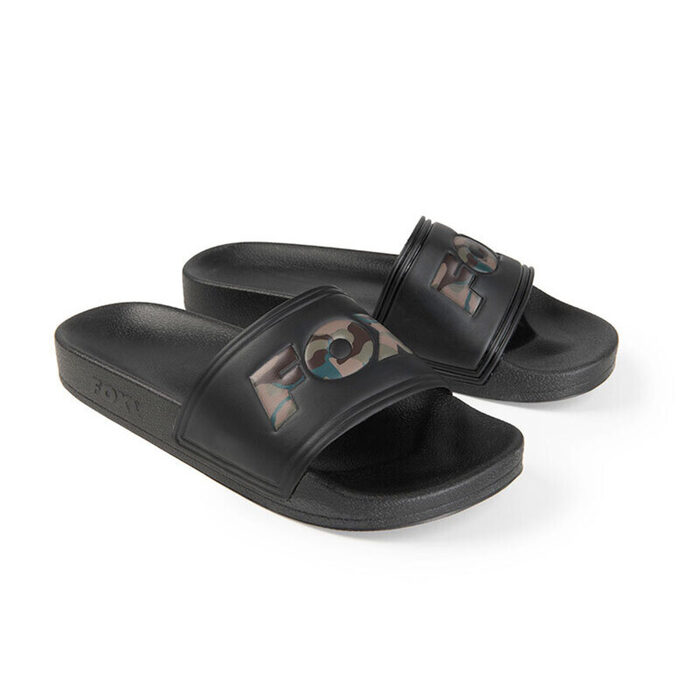 Sliders - Black / Camo - Taille 41 - Sandale de Piscine