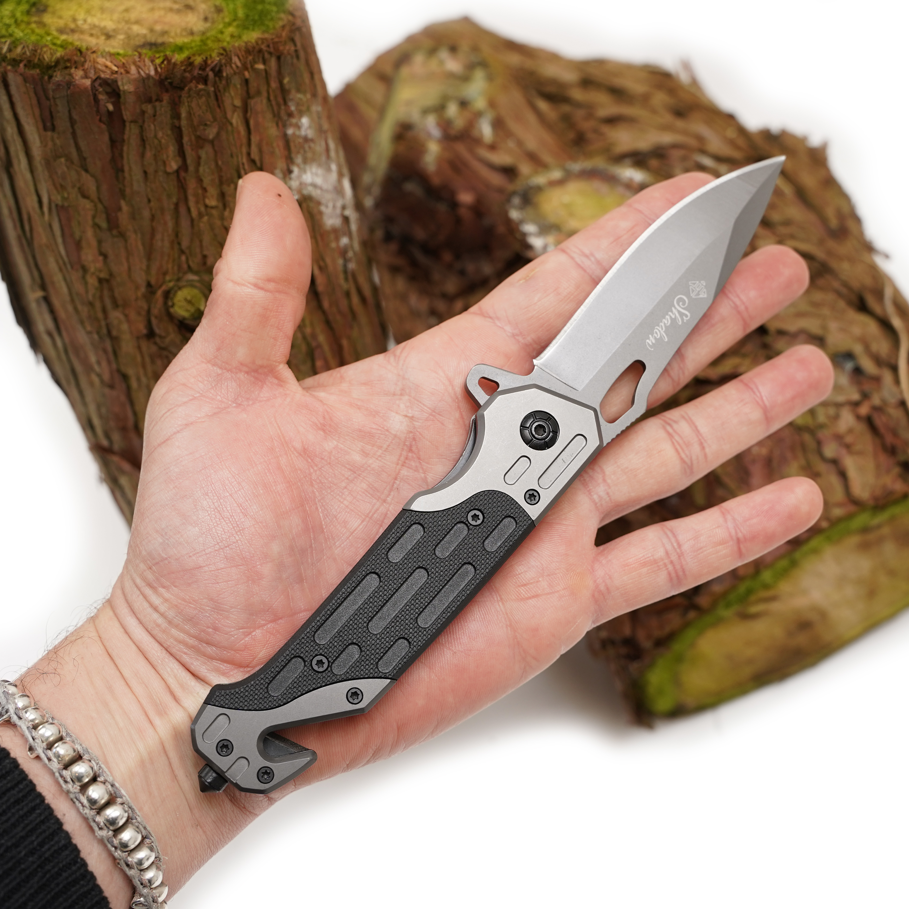 Eurocatch Shadow Couteau Pliant – Design Moderne, Fonctionnalité Maximale
