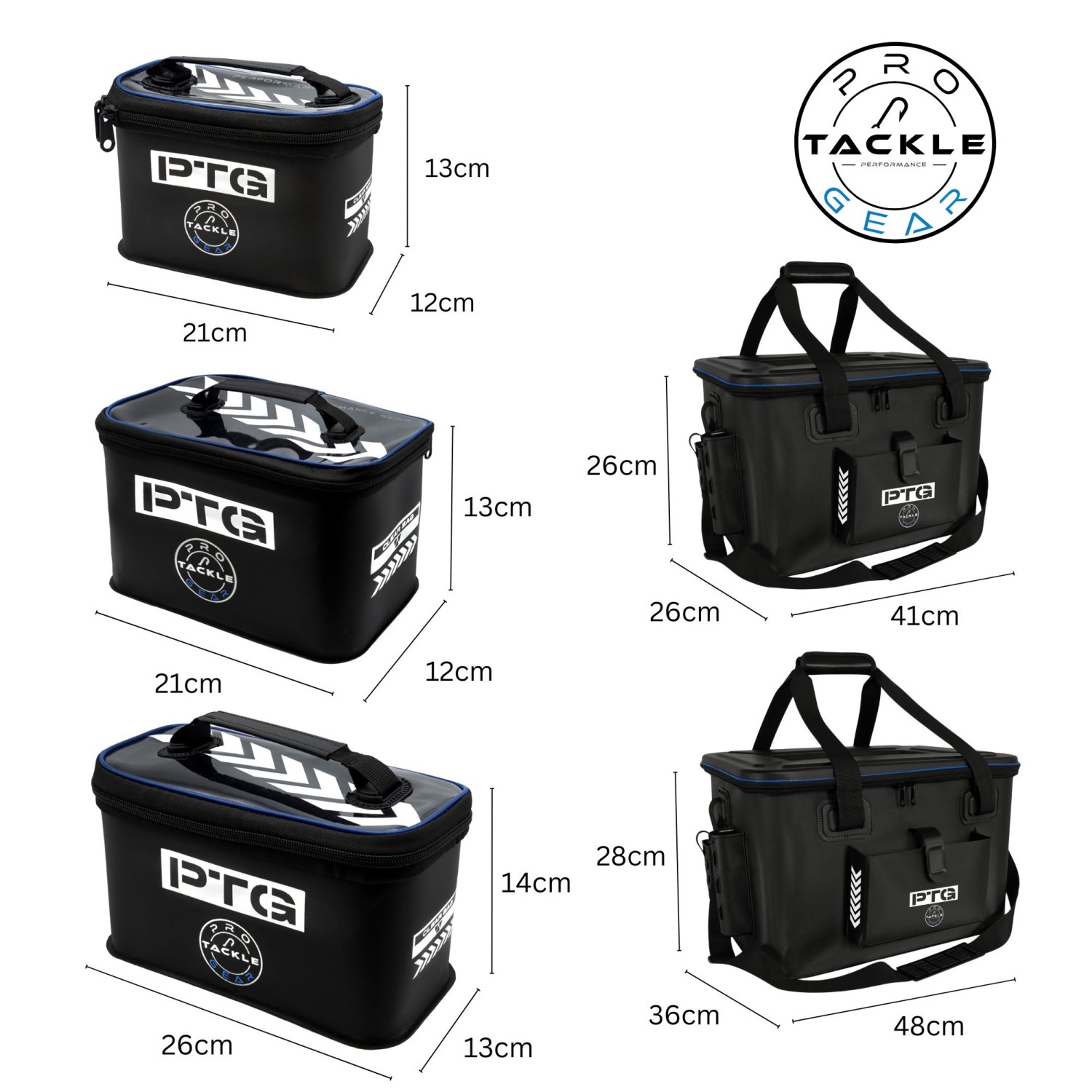 Pro Tackle Ensemble de sacs EVA Bakkan 5 pièces - Ensemble de sacs
