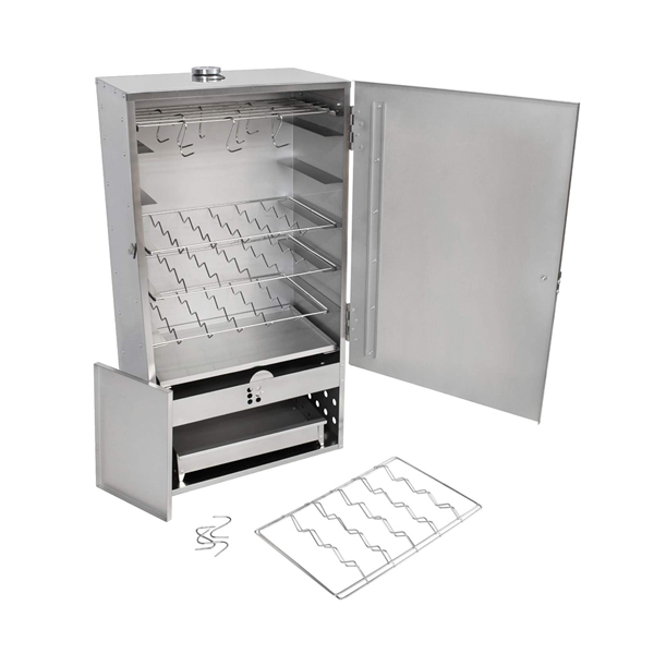 Eversmoke Magnum en acier inoxydable - Comprend un thermomètre - Boîte à fumée