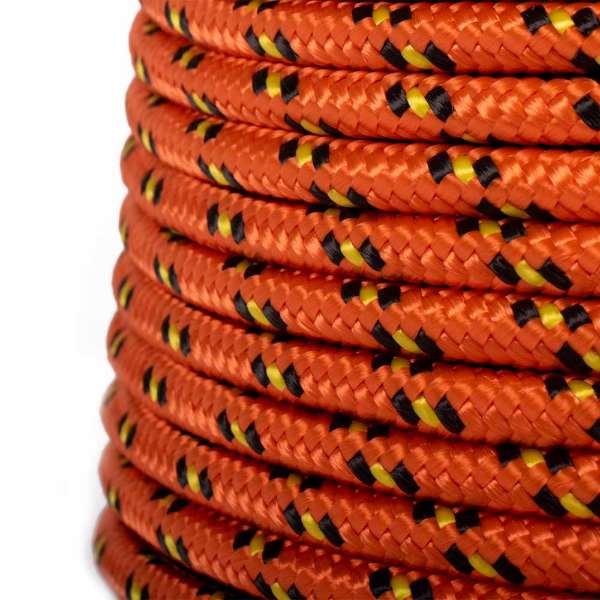 Polypropylène Cordage - Orange/Noir/Jaune - 10mm - 10m - Corde