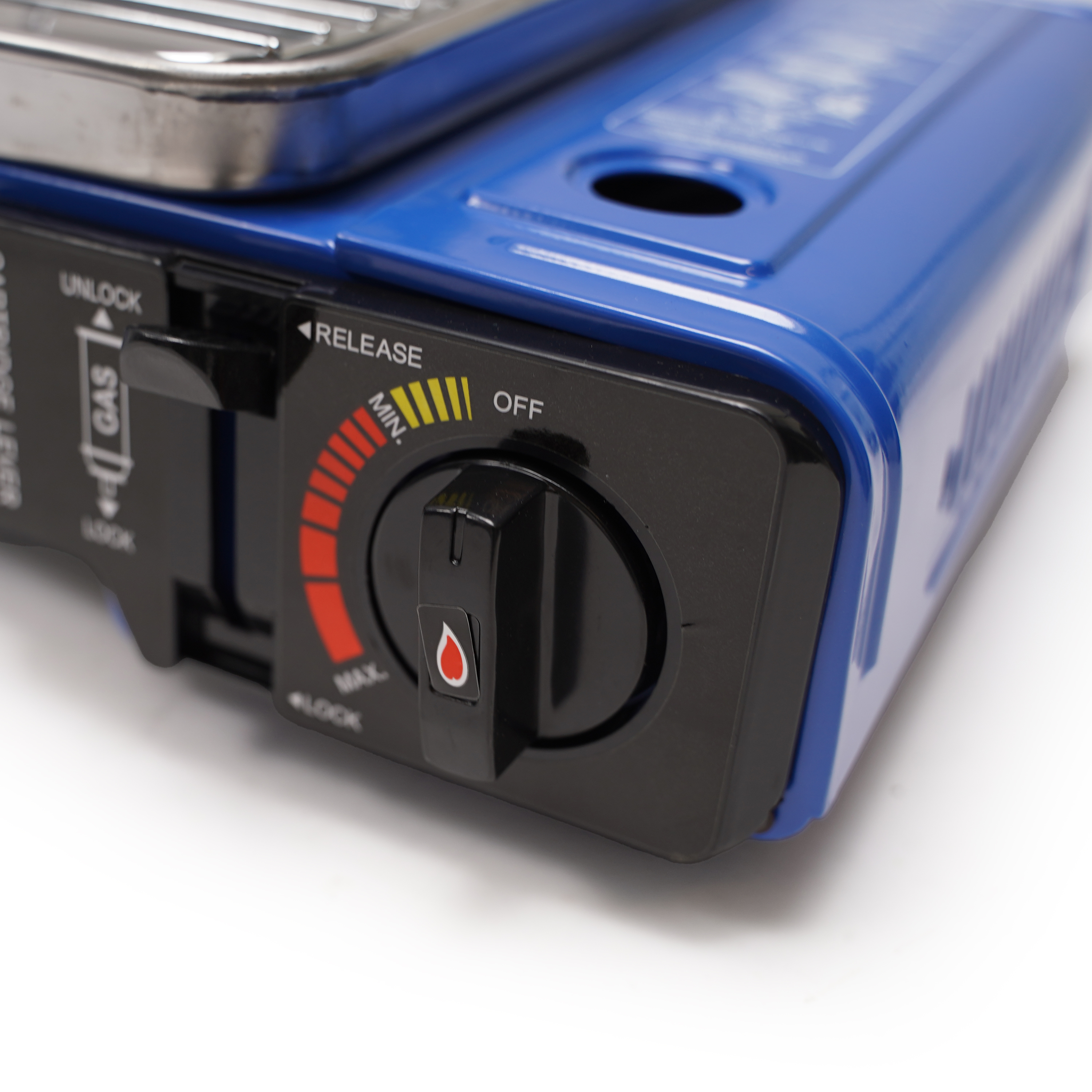 Eurocatch Gaz Butane Camping Grill Evergrill - Barbecue à gaz - Réchaud de camping - Grill de table - Barbecue de table - Incl. 12 Bidons de gaz