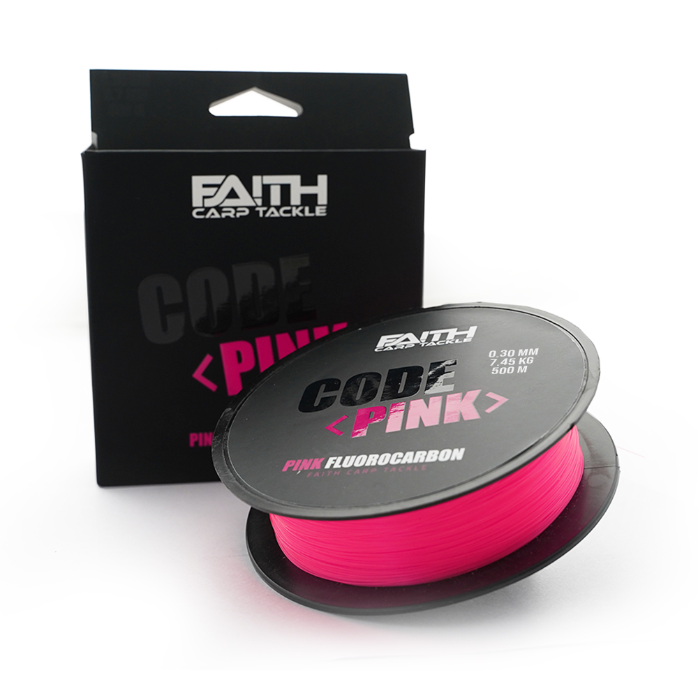 Code de foi rose - Fluorocarbone - 0,30 mm 500 m 7,45 kg