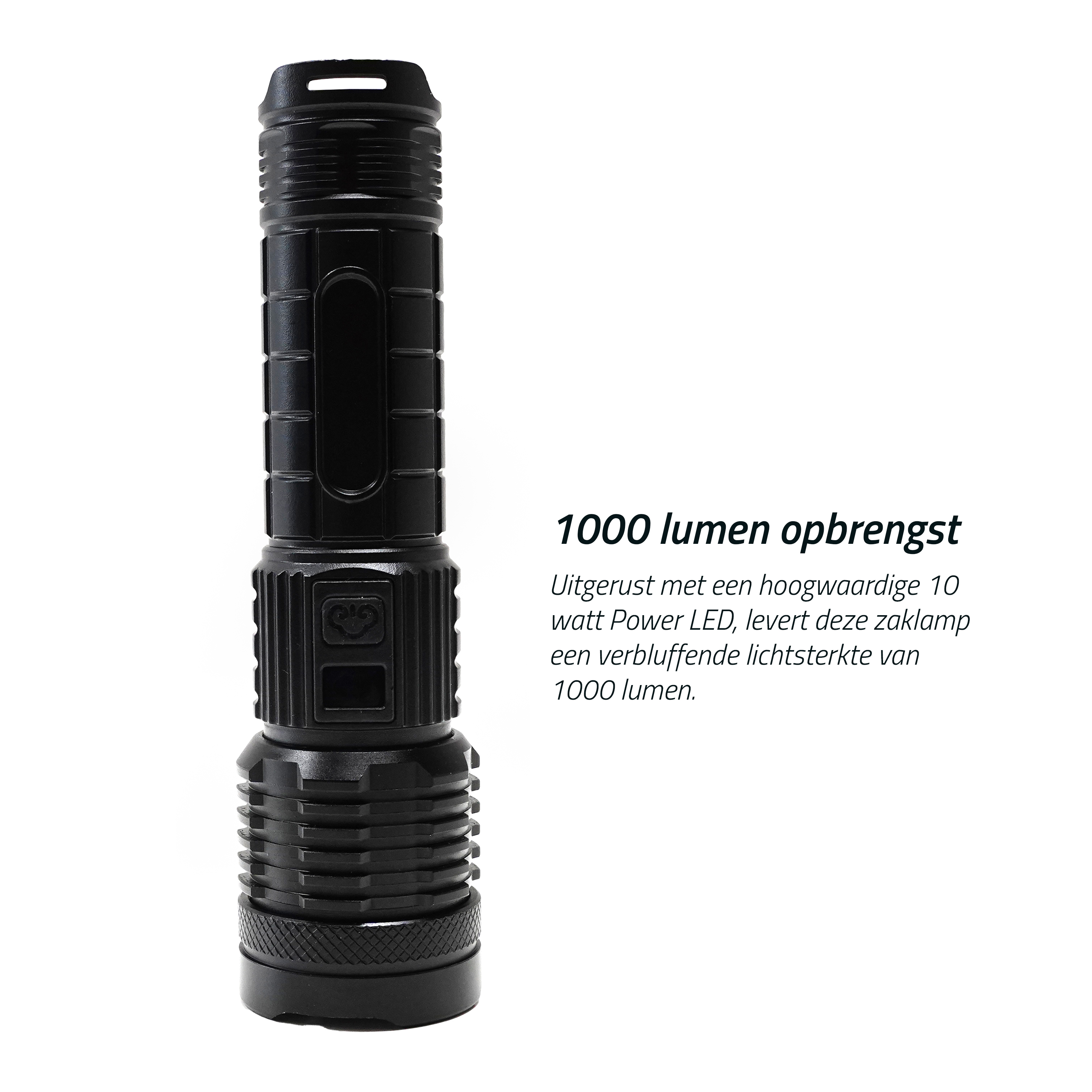 Faith High Power Laser LED -  10W - Flashlight - Rechargeable 