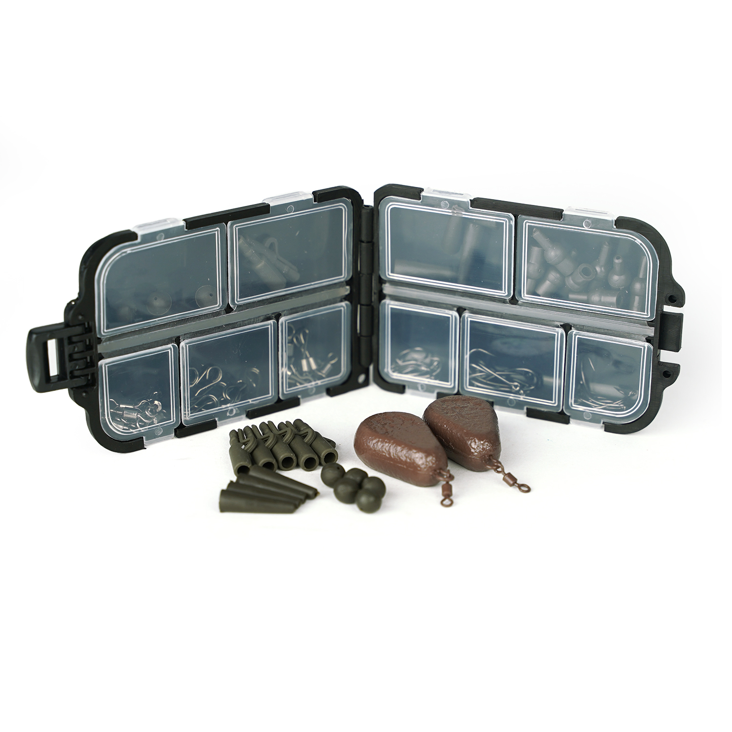 Fish-Xpro Improvement mega Carp set 3 cannes - 3 Cannes - Moulinets - Filet carpe - Rod pod - Alarmes de touche - Tapis de décrochage - Fourreau Fish-Xpro Improvement mega Carp set 3 cannes - 3 Cannes - Moulinets - Filet carpe - Rod pod - Alarmes de touche - Tapis de décrochage - Fourreau