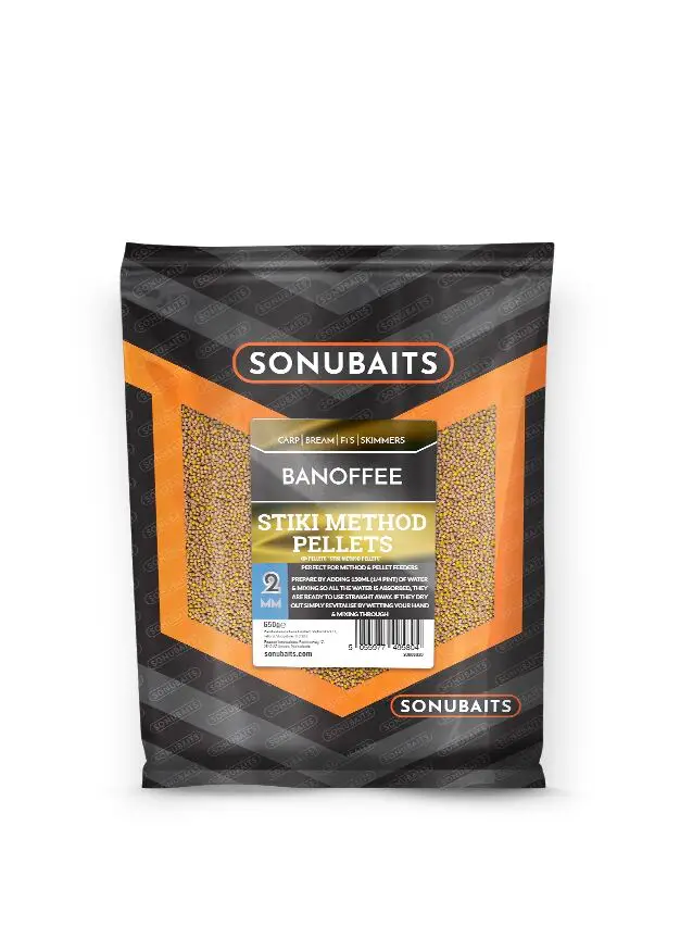 Sonubaits Stiki - Banoffee - Method Pellets - 2mm - 650g