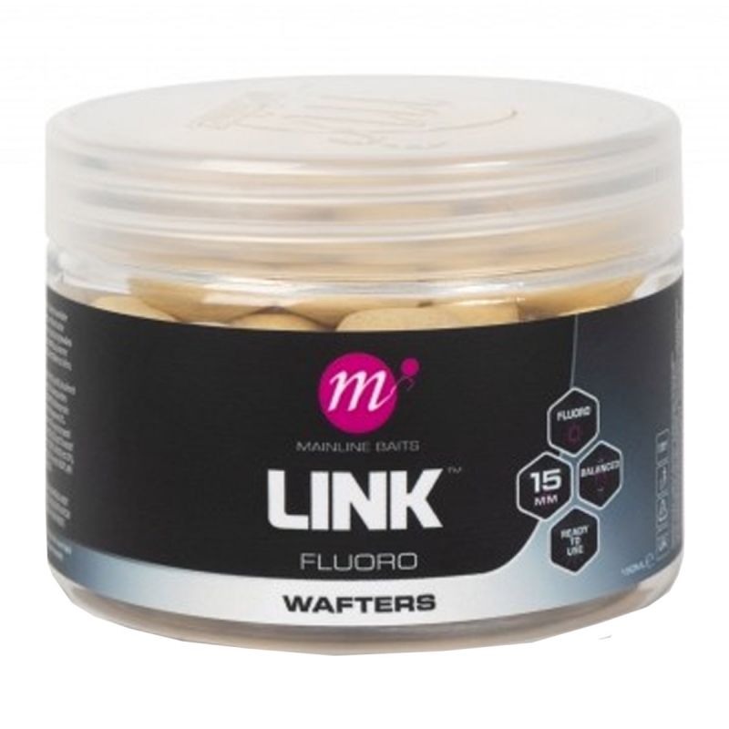 Mainline Fluoro Wafters Link - 15mm - White