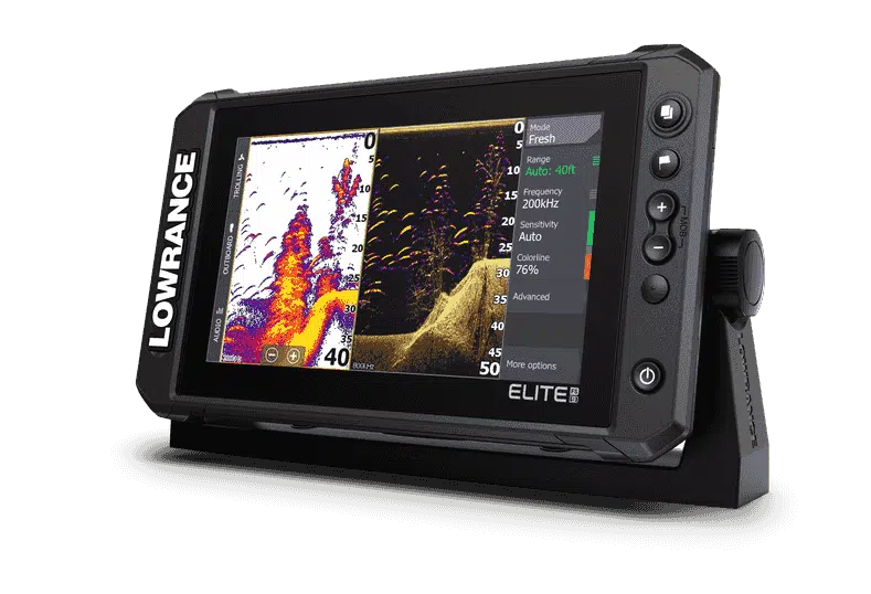 Lowrance Elite FS 9" met 3 in 1 transducer
