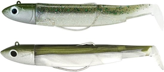 Fiiish Black Minnow - Double Combo Offshore - 25g - Khaki - Ghost Minnow - 12cm
