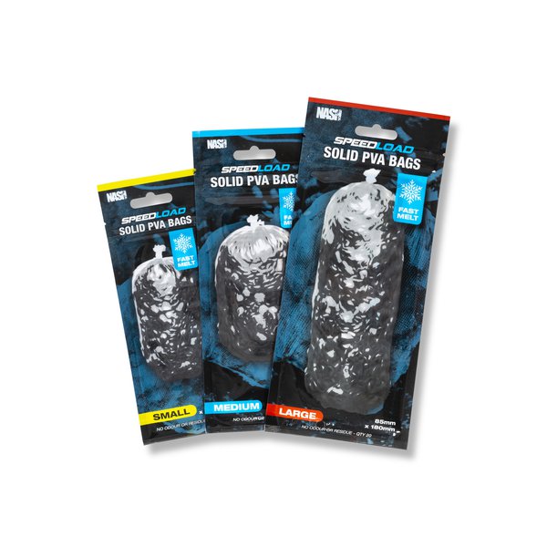 Nash - Speedload - Sacs PVA solides - Fusion rapide - Grand