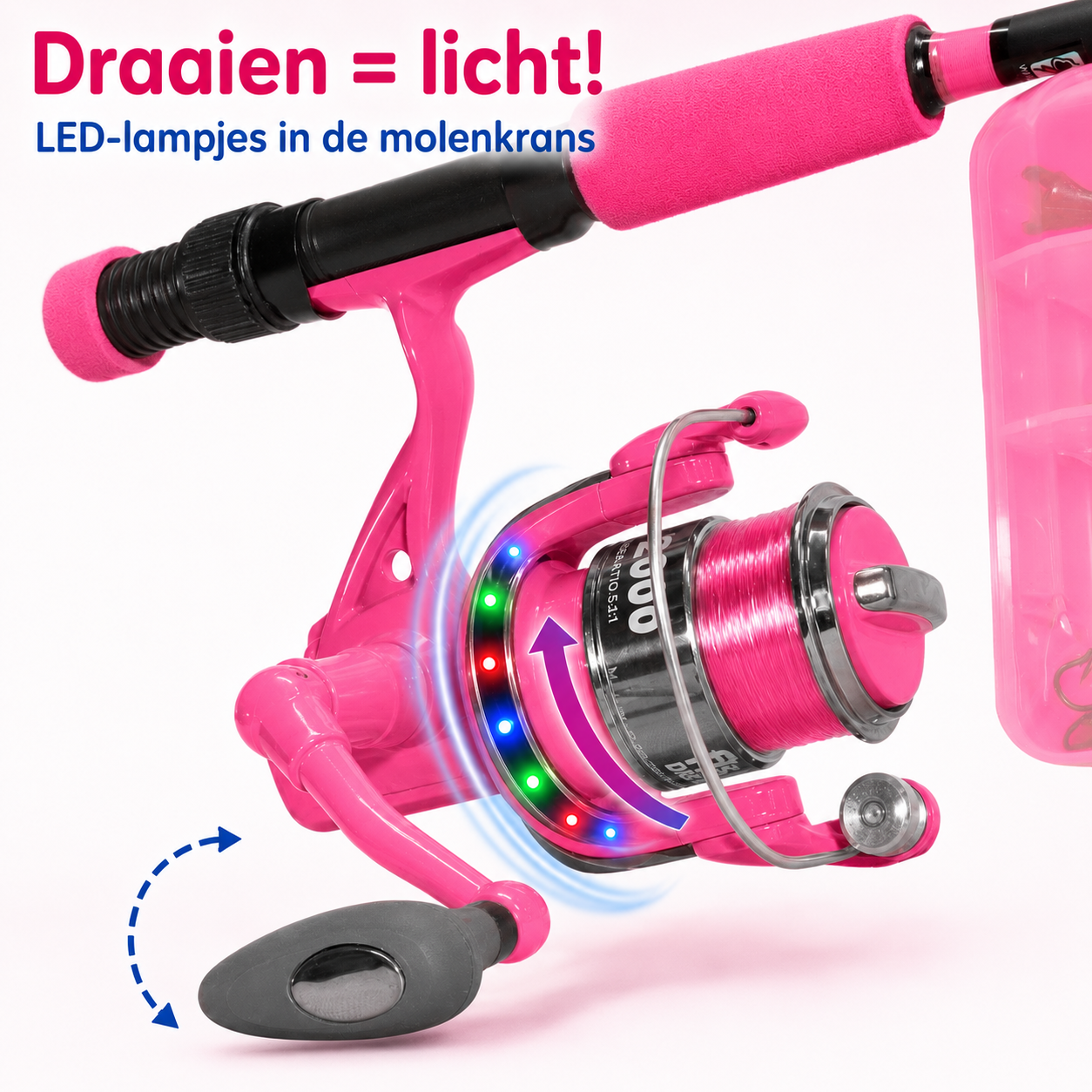 Avec la canne à pêche polyvalente Eurocatch