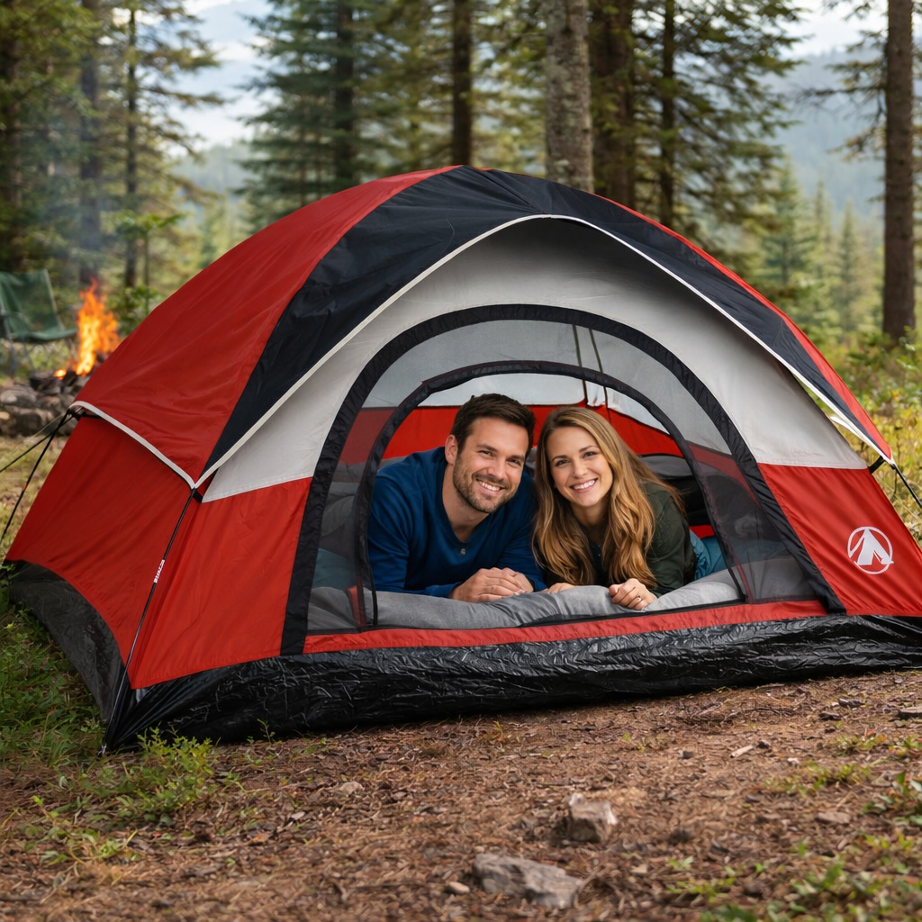 Eurocatch Campingtent - 240x210x130cm - Waterproof and sealed