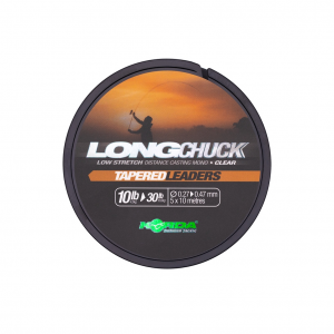 Korda LongChunk Bas de ligne coniques 15-30lb 0,33-0,47 mm