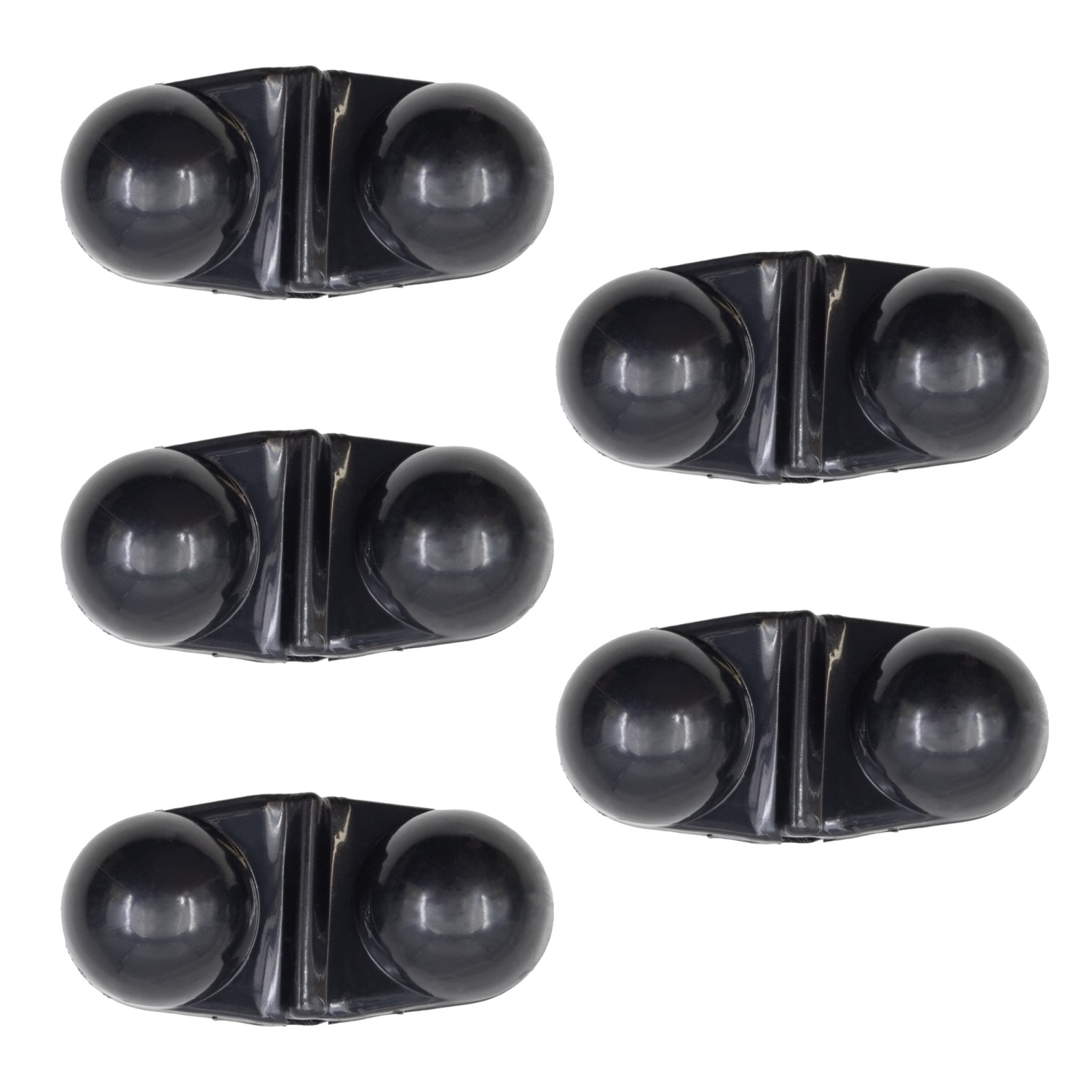 Catix Cliquet Double noir 5 pcs