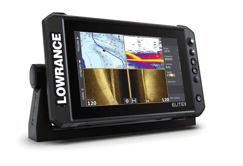 Lowrance Elite FS 9" met 3 in 1 transducer