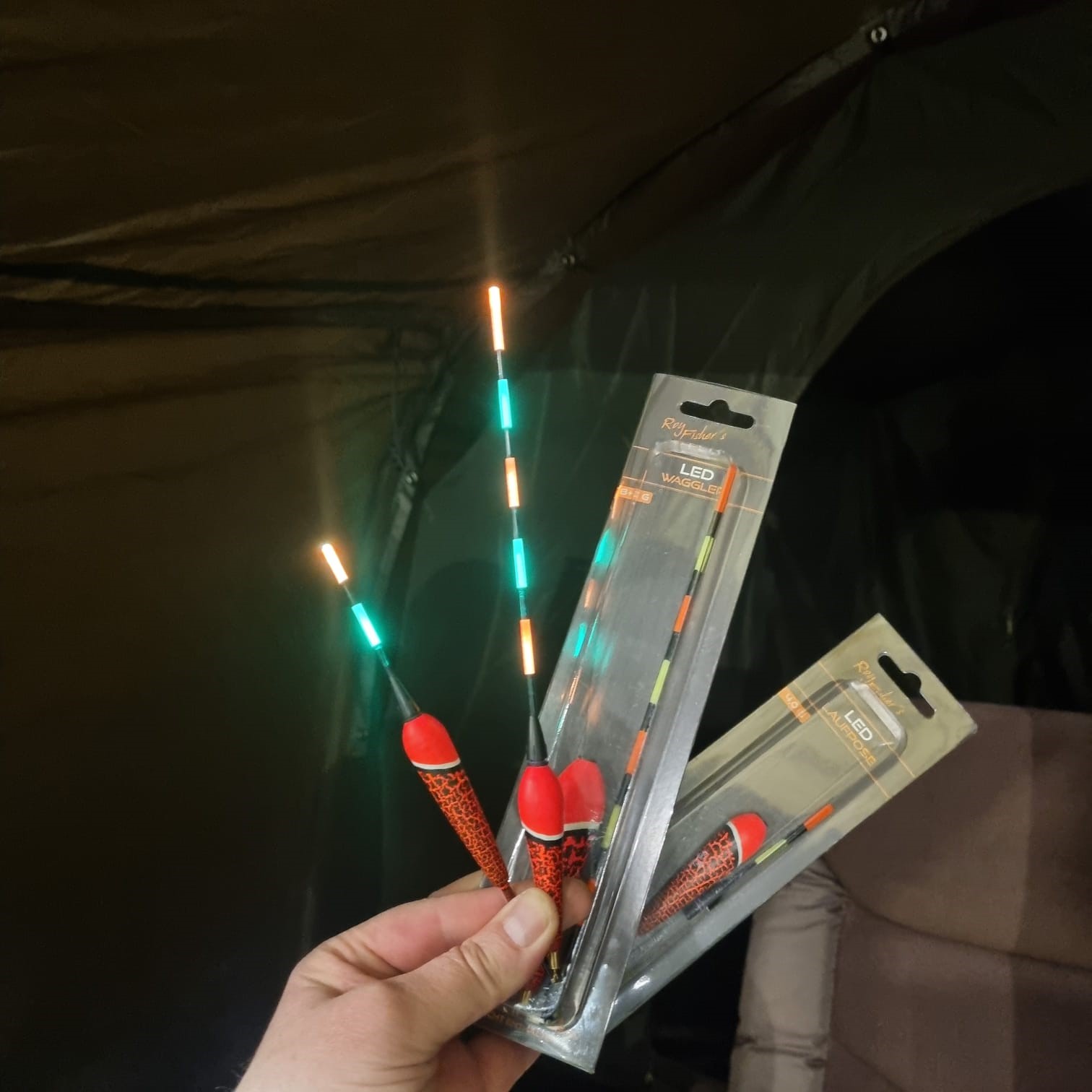 Roy Fischer - LED - Flotteur Waggler à Batterie - 2+2gr