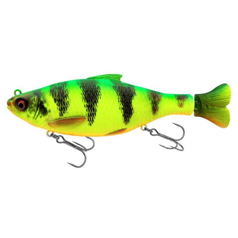 3D Hard Pulsetail Roach - 18cm - 90g - Slow Sinking - Firetiger - Poisson Nageur