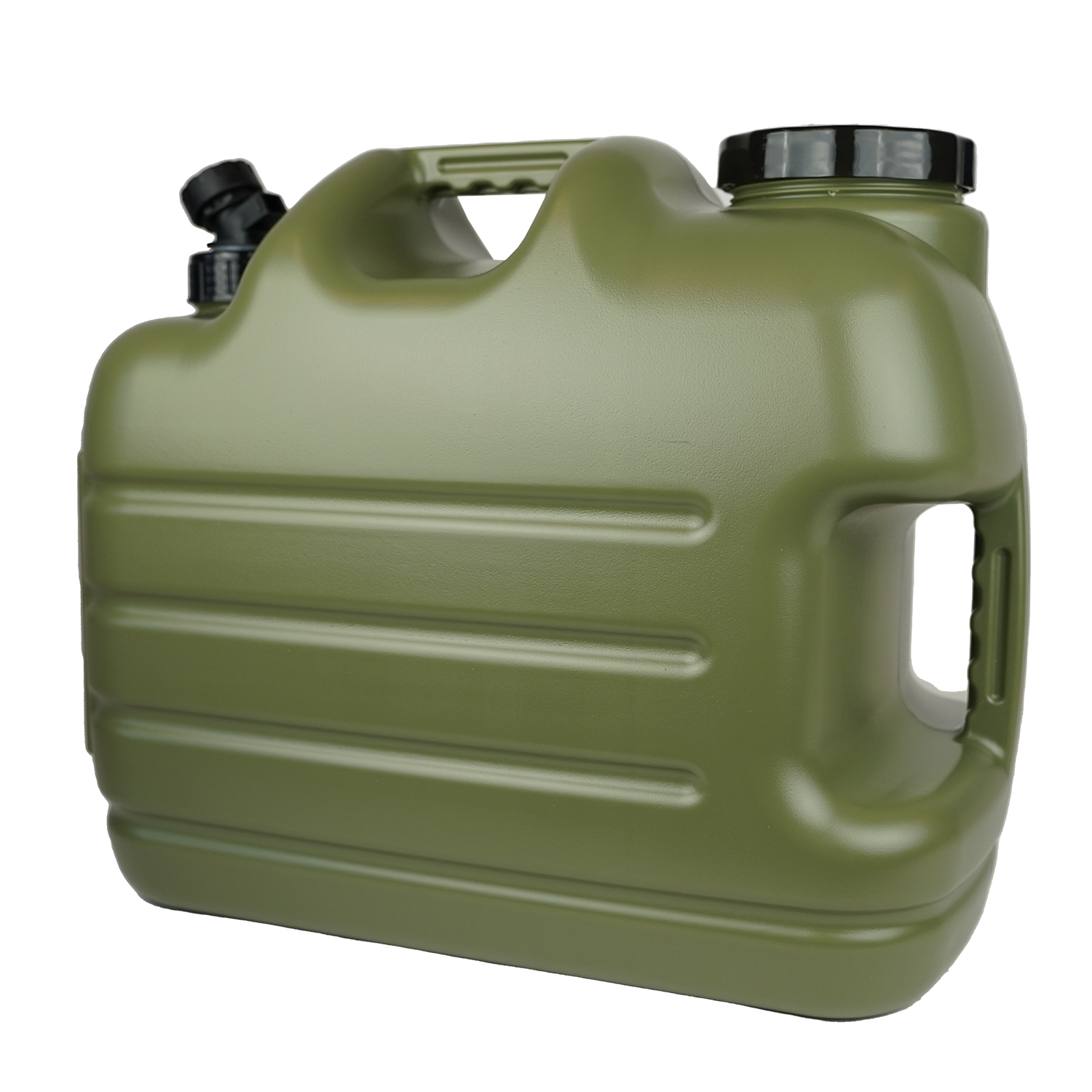 Faith | Jerrican avec Robinet | 25 L Polyéthylène Vert | Sécuritaire pour les Aliments