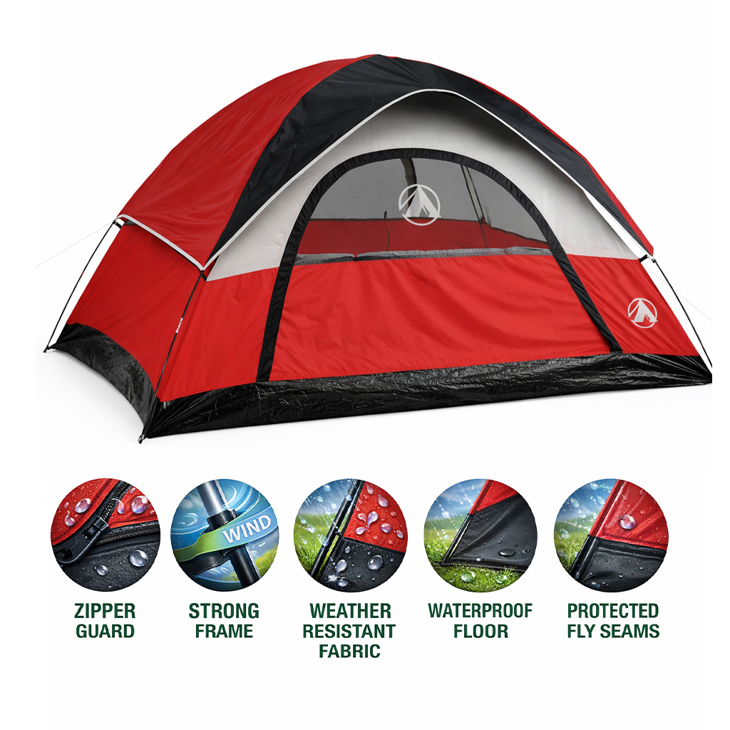 Eurocatch Campingtent - 240x210x130cm - Waterproof and sealed