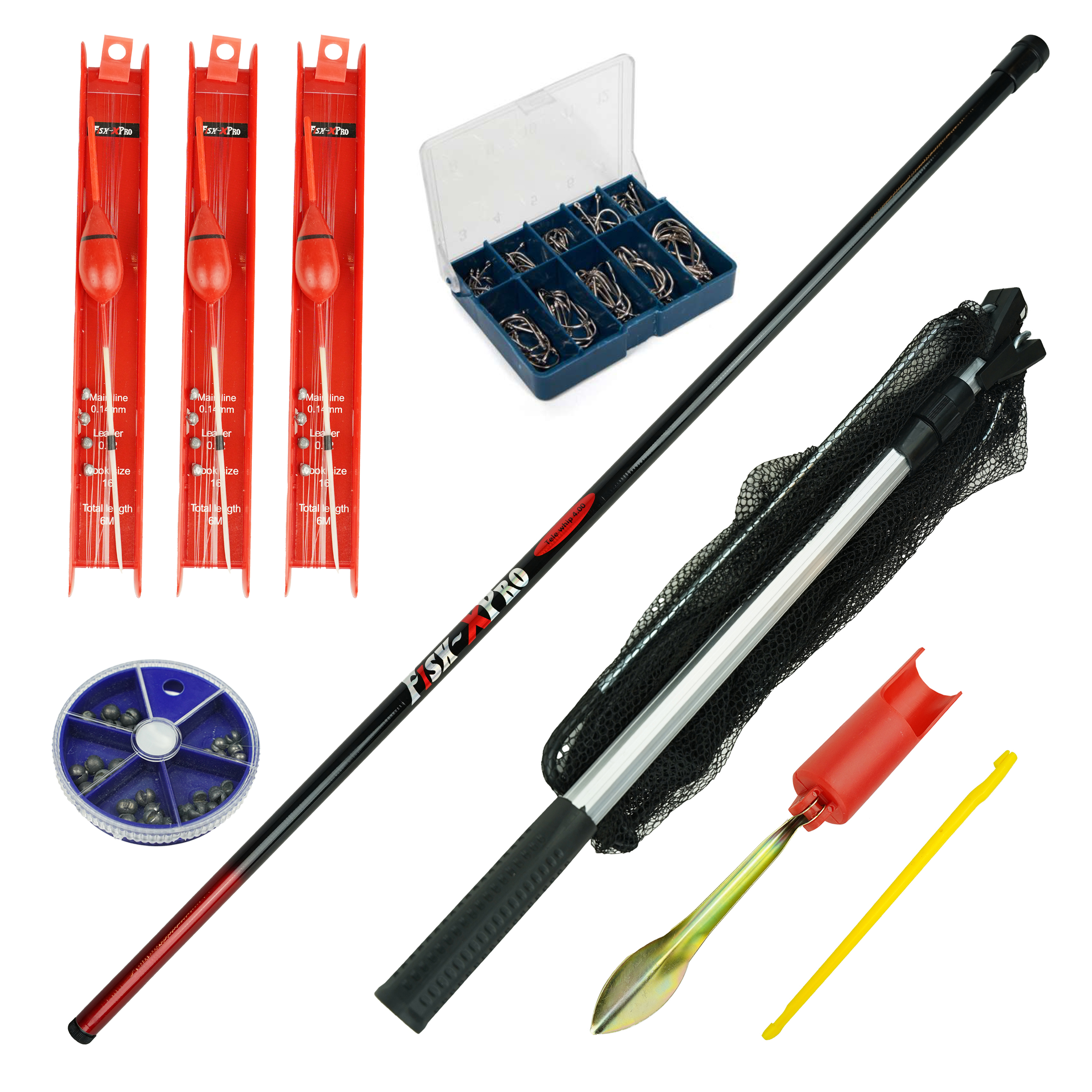 FishXpro Ready To Go Ensemble de Pêche 3,00m - Complet pour Débutants et Pêcheurs Confirmés FishXpro Ready To Go Ensemble de Pêche 3,00m - Complet pour Débutants et Pêcheurs Confirmés
