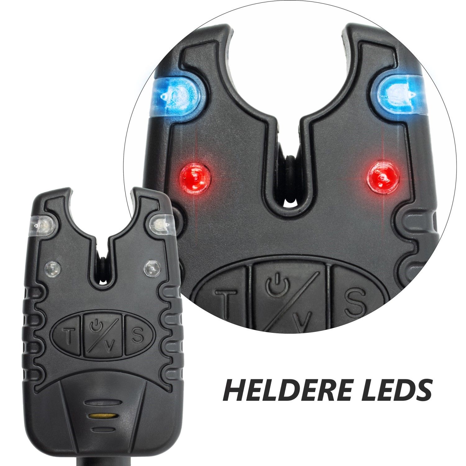 X2 Base Rodpod - Set - Incl 3 alarmes de touche - 3 Swingers - Noir - LED bleues - Pêche à la carpe